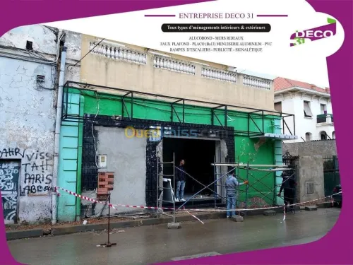 Revêtement en alucobond / murs rideaux