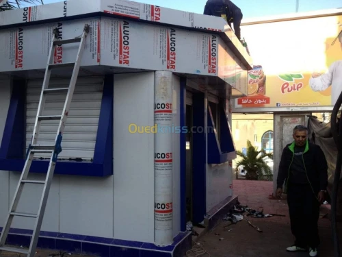 Revêtement en alucobond / murs rideaux