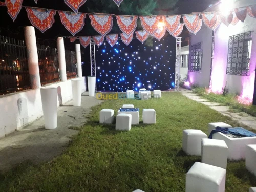 salle de dîner pour fête 
