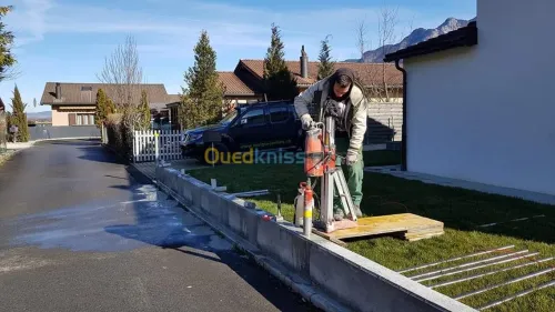 Carrotage de béton