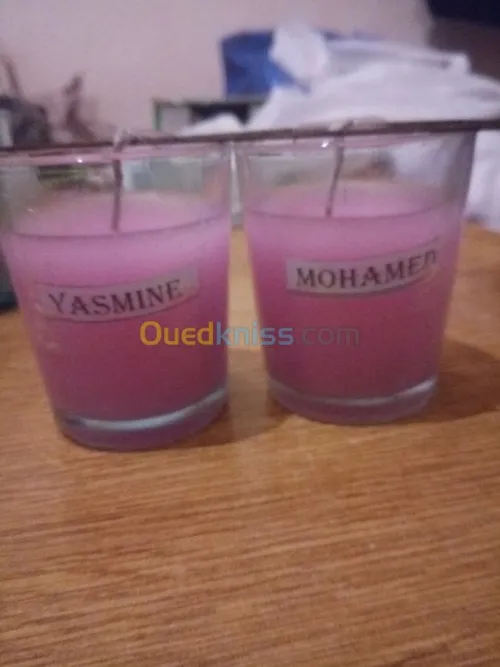 Bougies déco 