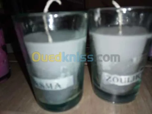 Bougies déco 