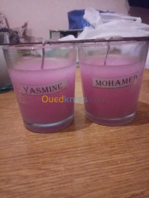 Bougies déco 