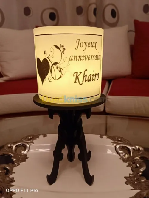 Photophores personnalisés 