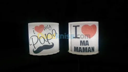 Photophores personnalisés 