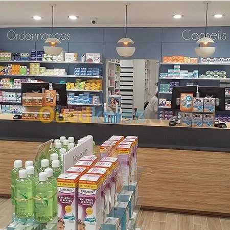 Agencement de pharmacie