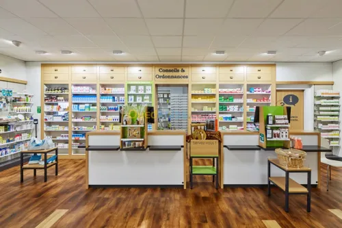 Agencement de pharmacie