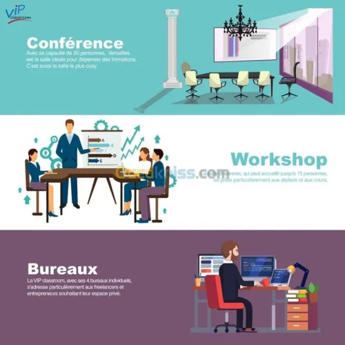Location de salles de  cours/formation