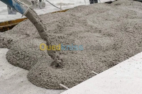 Vente de béton prêt à l'emploi