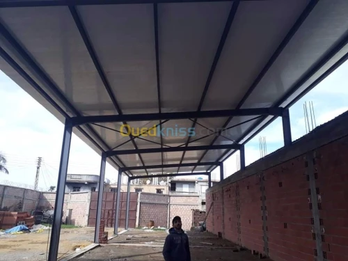 fabrication, montage, toiture, bardage