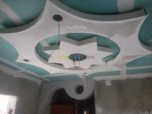 Faux plafond pvc et placo platre 