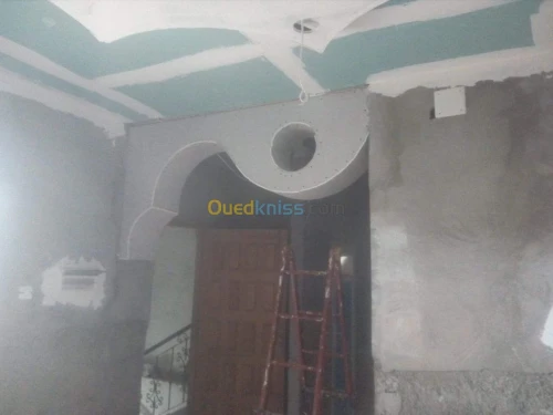 Faux plafond pvc et placo platre 