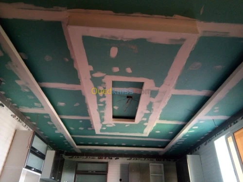 Faux plafond pvc et placo platre 