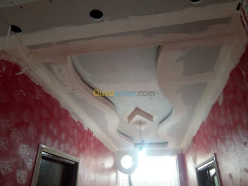 Faux plafond pvc et placo platre 