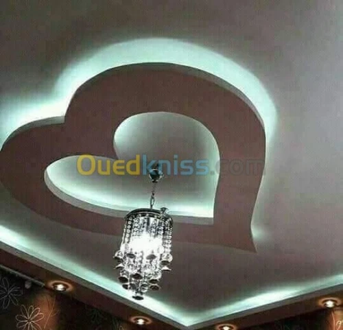 Faux plafond pvc et placo platre 