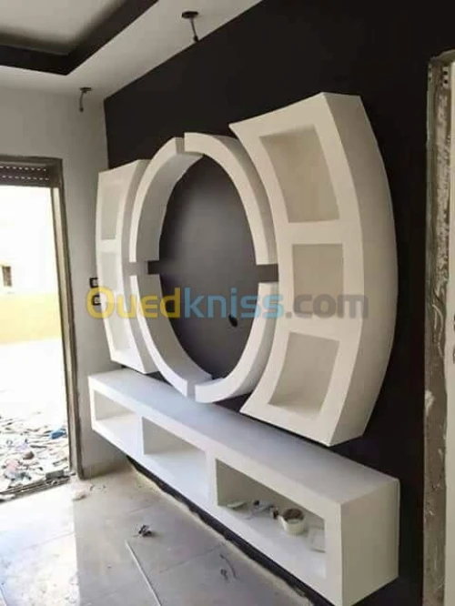 Faux plafond pvc et placo platre 