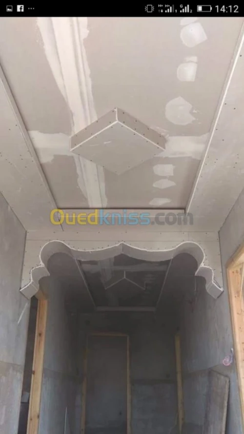 Faux plafond pvc et placo platre 