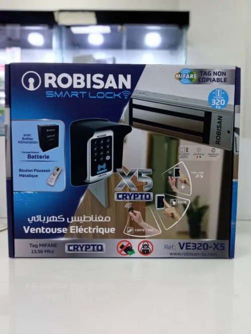 KIT VENTOUSE ELECTRIQUE AVEC SUPPORT 320KG ROBISAN VE320-X5