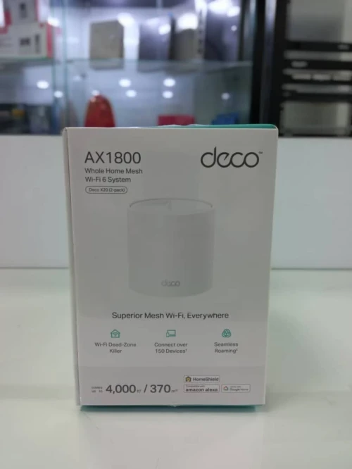 ROUTEUR MESH WIFI 6 AX1800 POUR TOUTE LA MAISON 2 PACK 6/P DECO X20