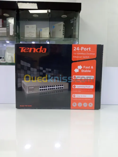 TEF1024D TENDA SWITCH ETHERNET à 24 PORTS 10/100 Mbps