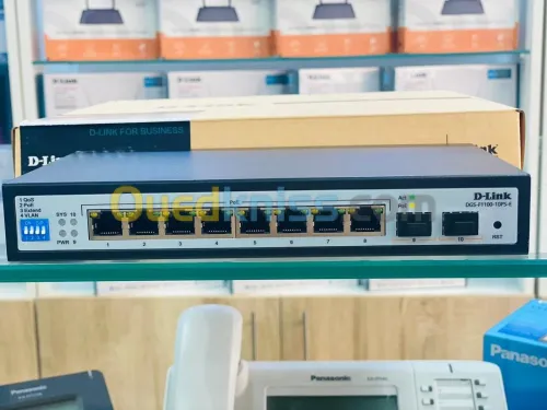 SWITCH D-Link DGS-F1100-10PS-E 8-PORT GIGABIT POE