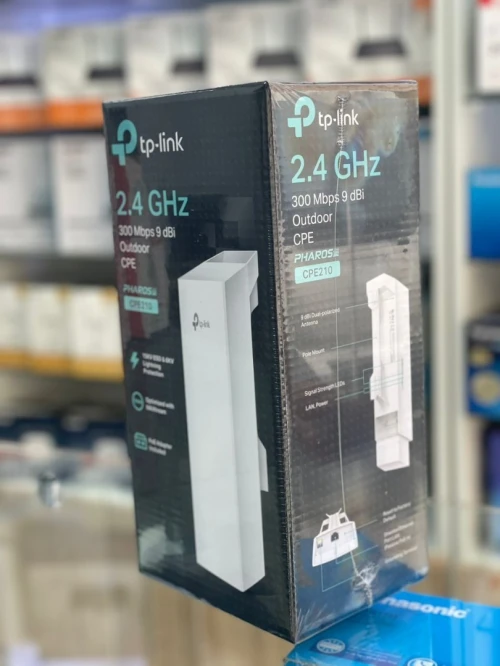 TP-LINK STATION CPE Wi-Fi EXTERIEURE 2.4 GHz 300 Mbps 9 dBi CPE210