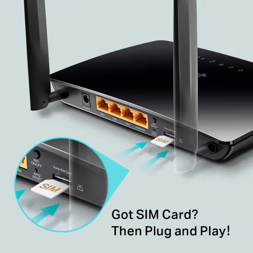 TP-LINK MODEM ROUTEUR 4G LTE AC750 Wi-Fi BI-BANDE Archer MR200