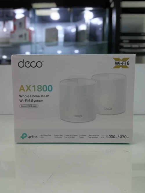 ROUTEUR MESH WIFI 6 AX1800 POUR TOUTE LA MAISON 2 PACK 6/P DECO X20