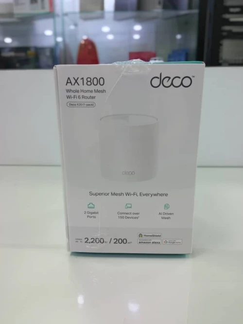 ROUTEUR MESH WIFI 6 AX1800 POUR TOUTE LA MAISON 1 PACK 12/P DECO X20