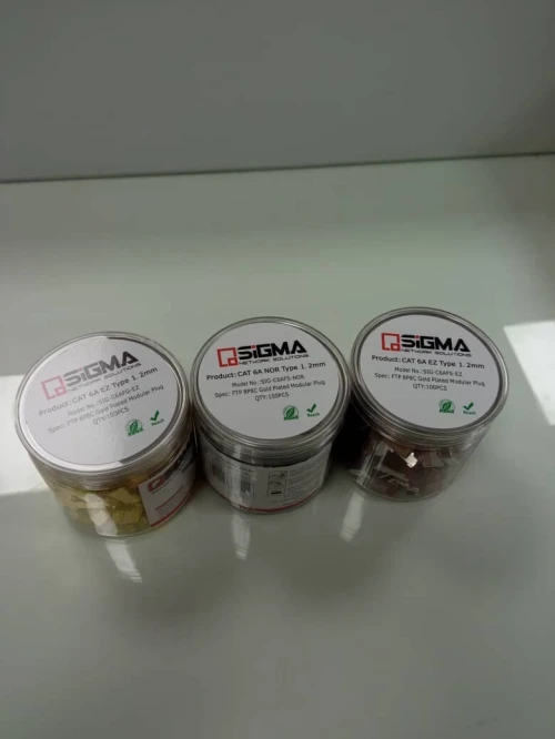 CONNECTEUR RJ45 FTP/STP EZ TYPE CAT6A 24-23AWG SIGMA