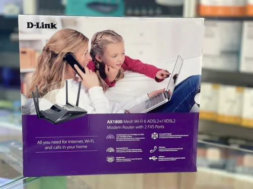 D-LINK MODEM ROUTEUR Wi-Fi 6 VDSL2/ADSL2+ AX1800 DSL-X1852E
