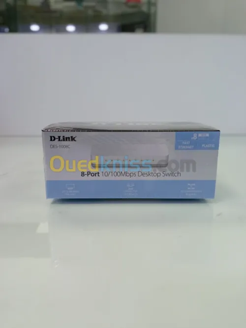 SWITCH De BUREAU D-LINK DES-1008C 8 ports 10/100 