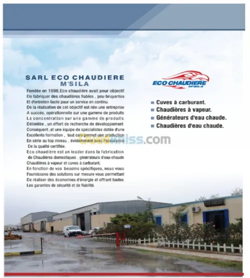 FABRICATION CHAUDIERE