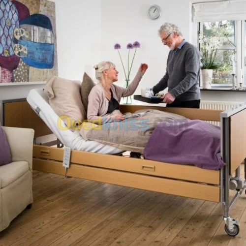 LIT ELECTRIQUE EN BOIS INVACARE PROMO 