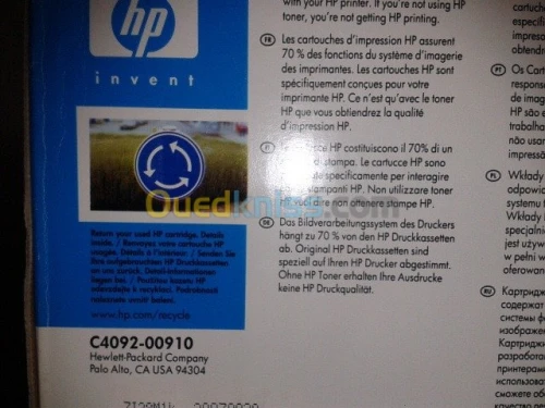 Toner laser C4092A Hp Laserjet 1100
