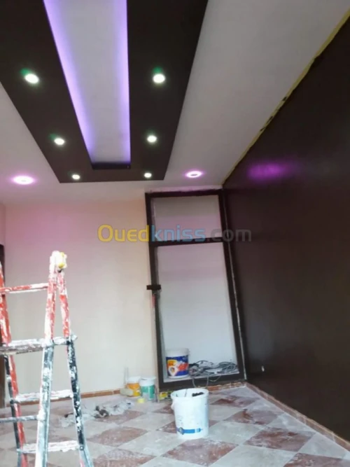 Rouvetment placo platre pvc