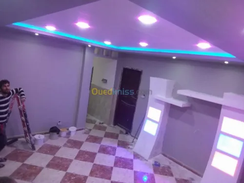 Rouvetment placo platre pvc