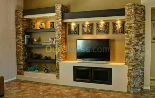 Rouvetment placo platre pvc