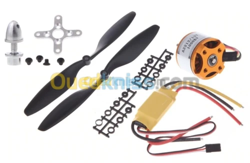 Brushless Motor + 30A ESC + 2xHélices arduino