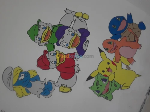 dessin peinture artisanale