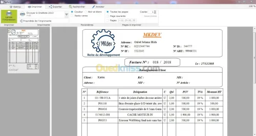 Gestion Commercial et Stock