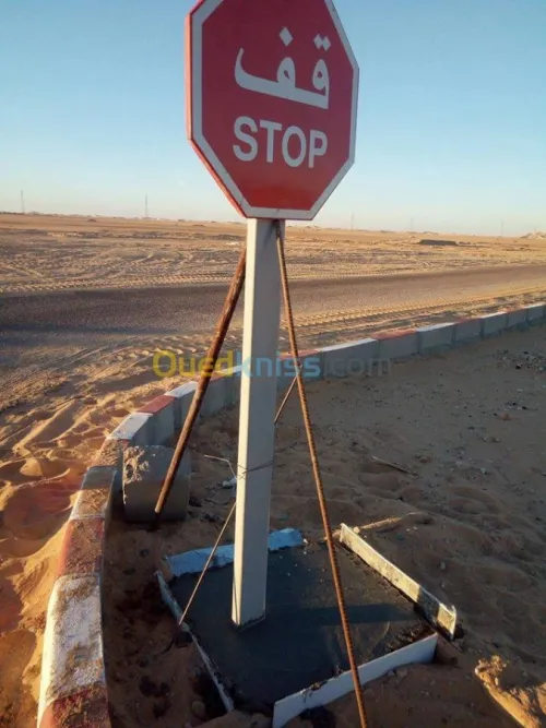 panneaux de signalisation et marquage 