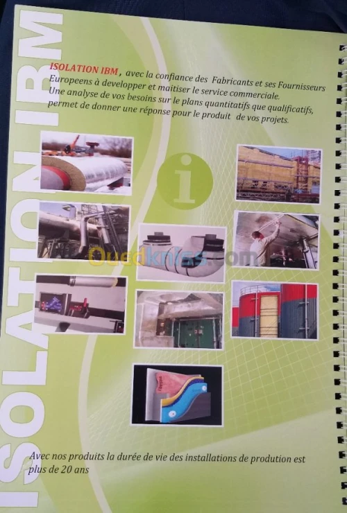 Isolation industrielle batiment 