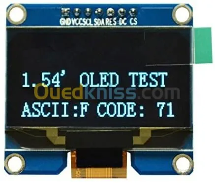 Ecran Oled 0.91/0.96/1.3/1.54/2.42/3.1 arduino