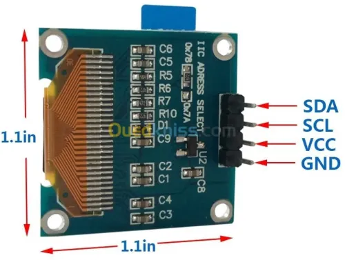 Ecran Oled 0.91/0.96/1.3/1.54/2.42/3.1 arduino