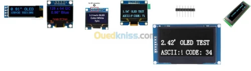 Ecran Oled 0.91/0.96/1.3/1.54/2.42/3.1 arduino