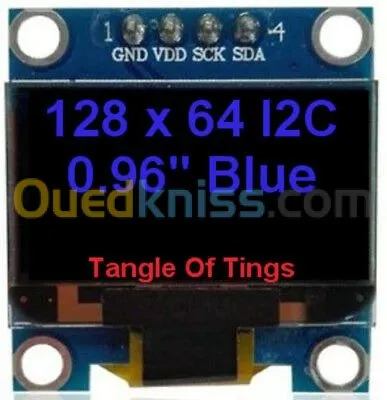 Ecran Oled 0.91/0.96/1.3/1.54/2.42/3.1 arduino