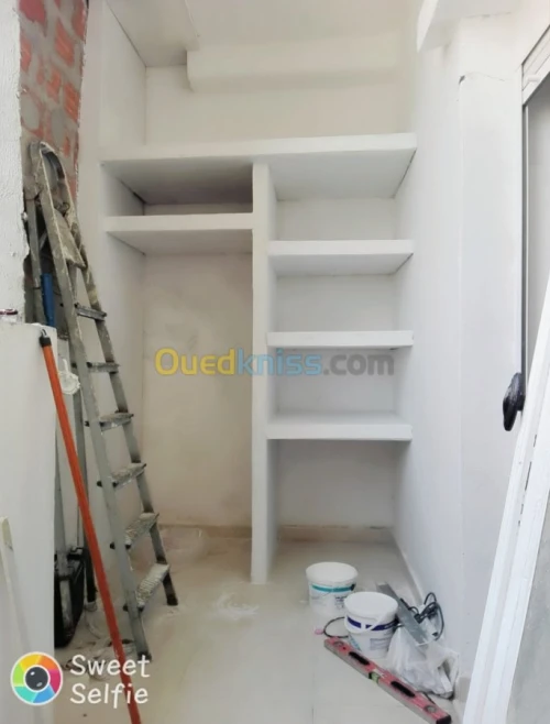 Placo plaitre .faux plafond en pvc .