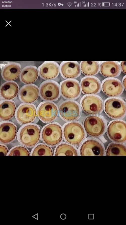 des tartes pour féte et caféteria
