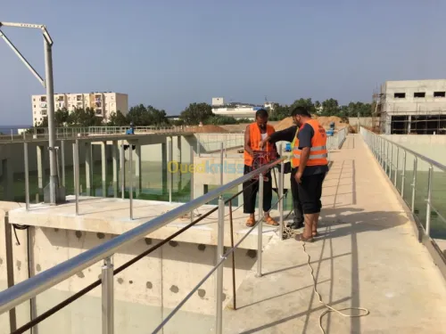 Travaux les gard corps inox et Aluminu